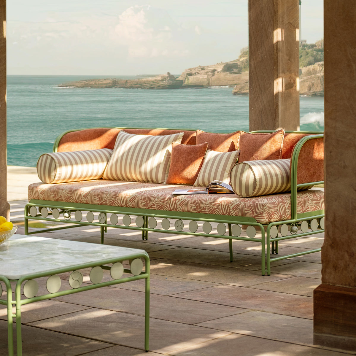 Dastoori Three-Seater Sofa