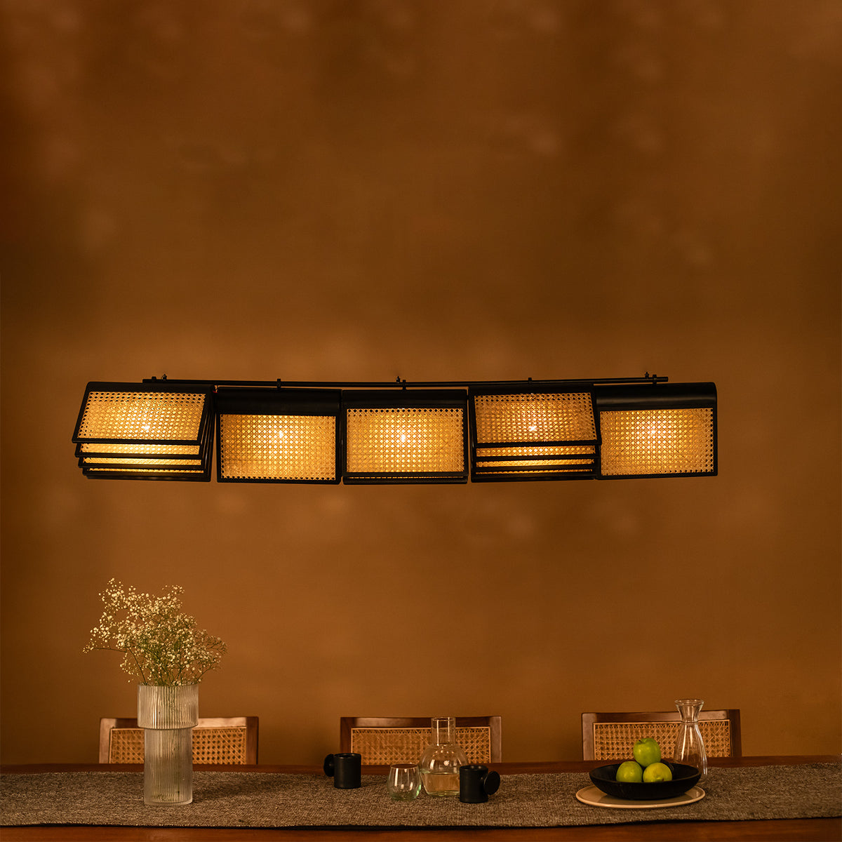 Reeding Suspension Lamp
