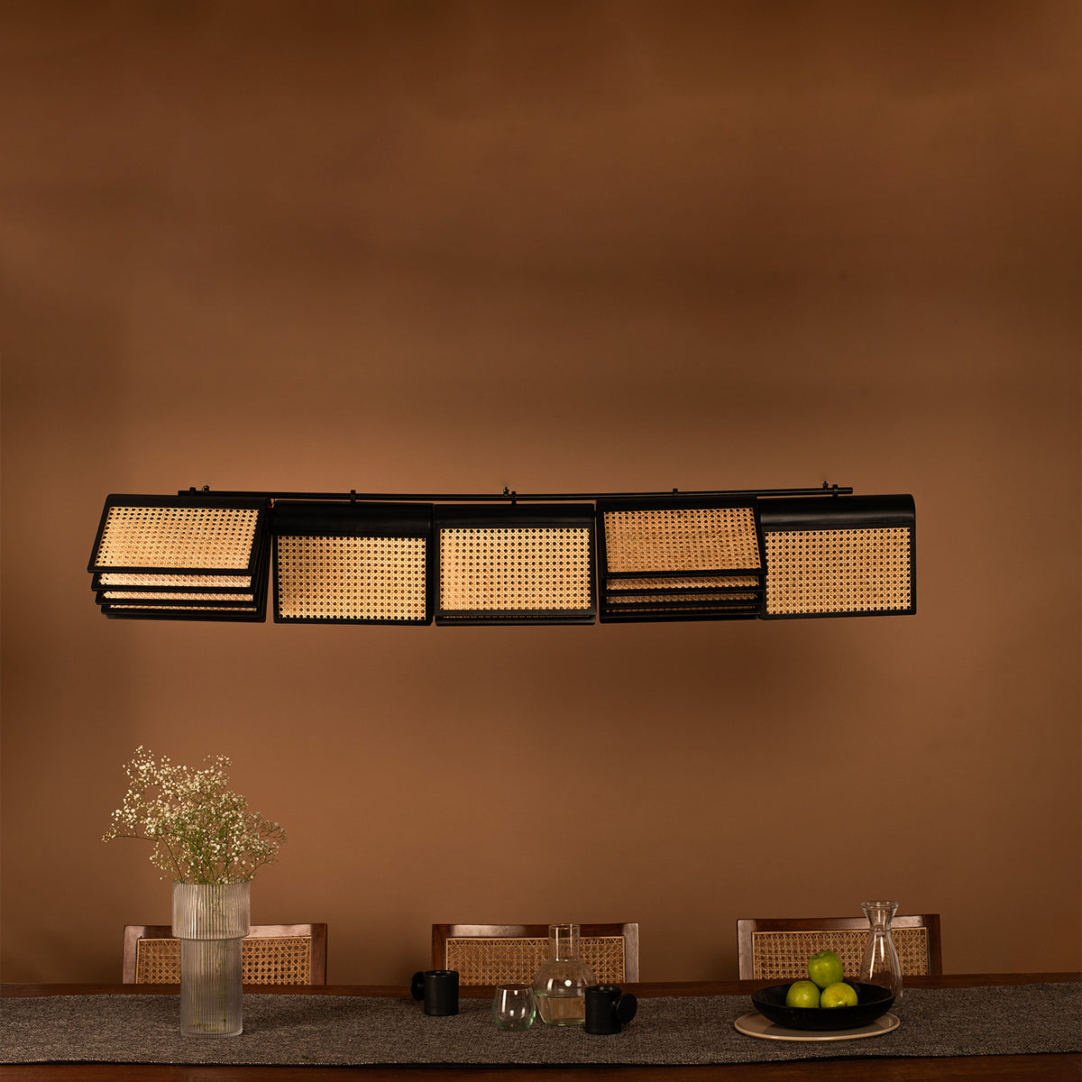 Reeding Suspension Lamp