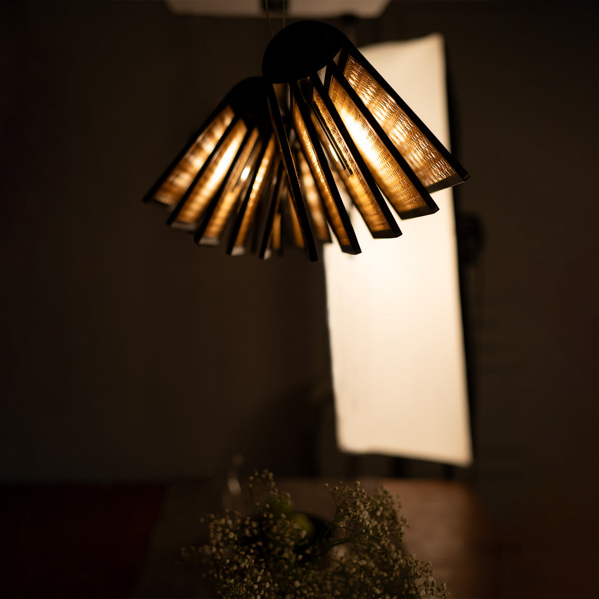 Reeding Suspension Lamp