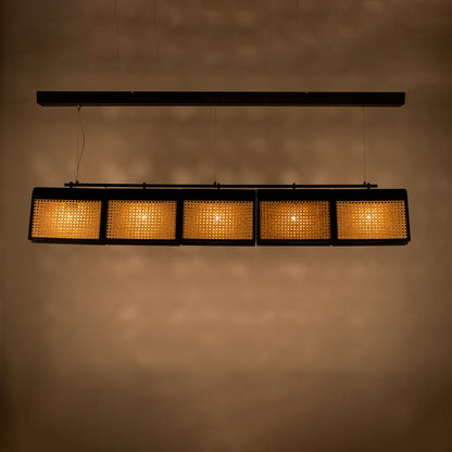 Reeding Suspension Lamp
