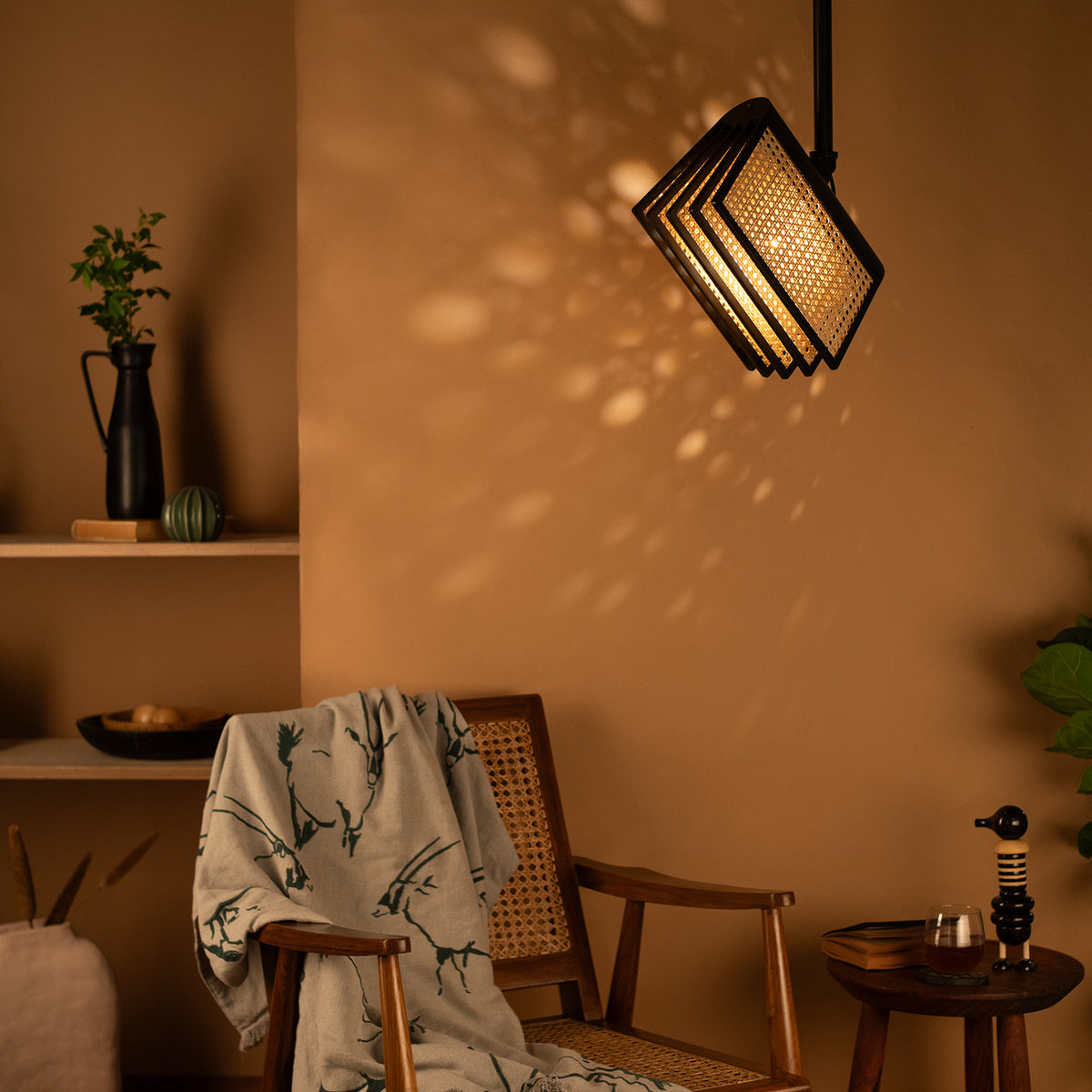 Reeding Pendant Light